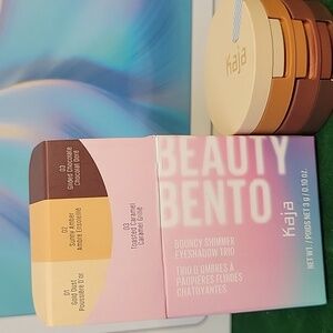 Beauty Bento Bouncy Shimmer Eyeshadow Trio New 03 Toasted Caramel